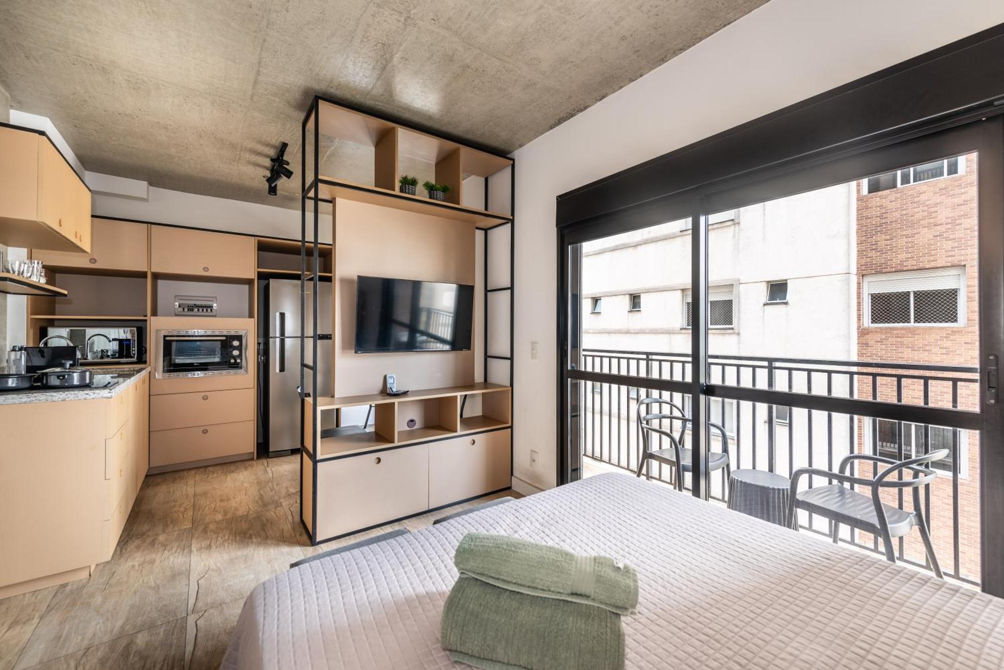 83 New Studio Next Paulista Av, Fast Wifi And Balcony Sao Paulo Exterior photo